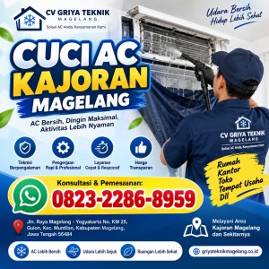 Cuci AC Kajoran Magelang
