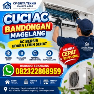 Cuci AC Bandongan Magelang