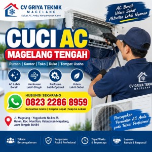 Cuci AC Magelang Tengah