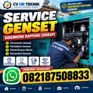 Service Genset Sidenreng Rappang (Sidrap)