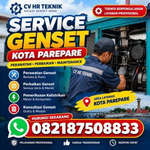 Service Genset Kota Parepare