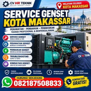 Service Genset Kota Makassar