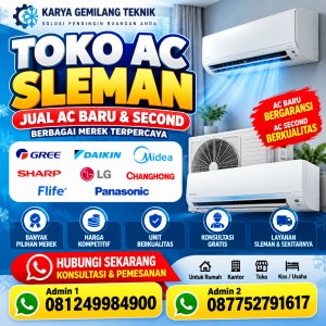 Jual AC Second Berbah Sleman