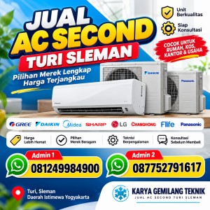 Jual AC Second Turi Sleman