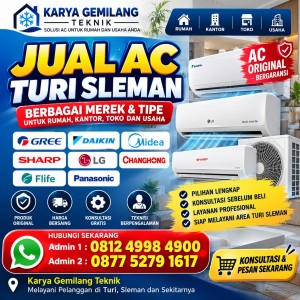 Jual AC Turi Sleman