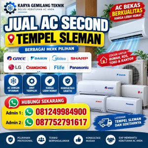 Jual AC Second Tempel Sleman