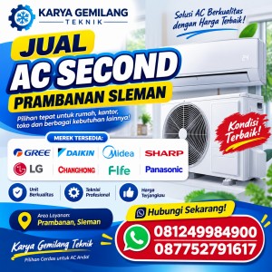 Jual AC Second Prambanan Sleman