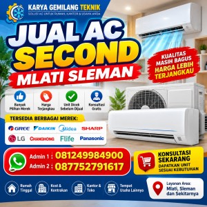 Jual AC Second Mlati Sleman