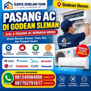 Pasang AC di Godean Sleman