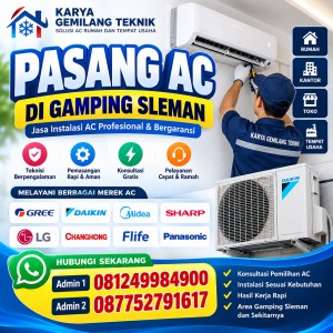 Pasang AC Di Gamping Sleman