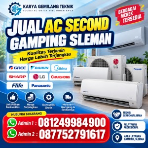 Jual AC Second Gamping Sleman