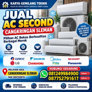 Jual AC Second Cangkringan Sleman