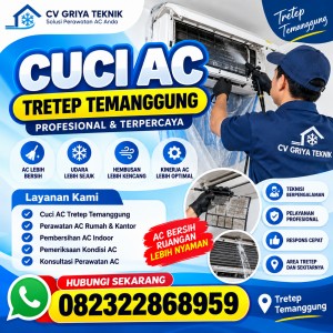 Cuci AC Tretep Temanggung