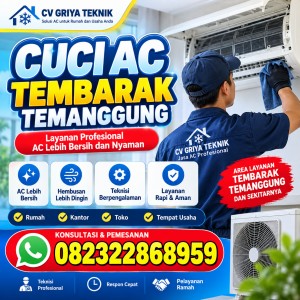 Cuci AC Tembarak Temanggung