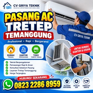 Pasang AC Tretep Temanggung