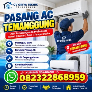 Pasang AC Tembarak Temanggung