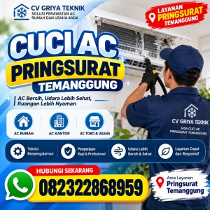 Cuci AC Pringsurat Temanggung