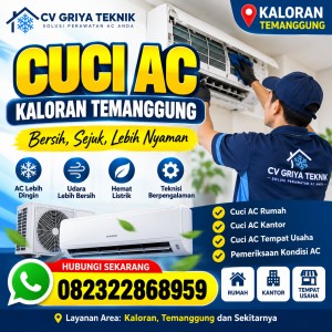Cuci AC Kaloran Temanggung