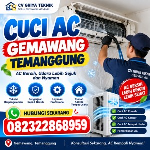 Cuci AC Gemawang Temanggung