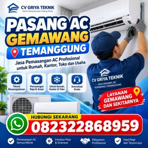 Pasang AC Gemawang Temanggung