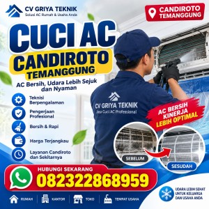 Cuci AC Candiroto Temanggung