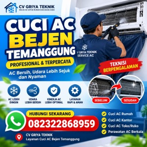 Cuci AC Bejen Temanggung