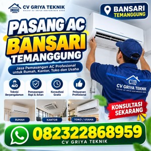Pasang AC Bansari Temanggung