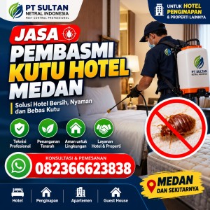 Jasa Pembasmi Kutu Hotel Medan