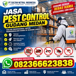 Jasa Pest Control Gudang Medan