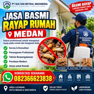 Jasa Basmi Rayap Rumah Medan