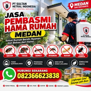 Jasa Pembasmi Hama Rumah Medan