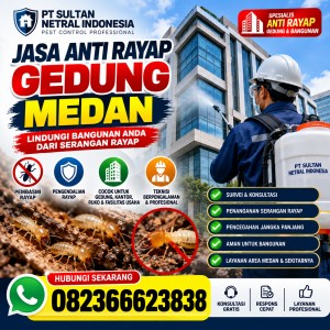 Jasa Anti Rayap Gedung Medan