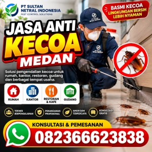 Jasa Anti Kecoa Medan