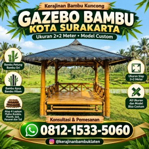 Gazebo Bambu Kota Surakarta
