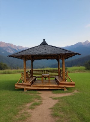 Gazebo Bambu Sukoharjo
