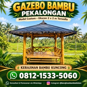 Gazebo Bambu Pekalongan