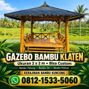 Gazebo Bambu Klaten