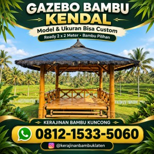 Gazebo Bambu Kendal