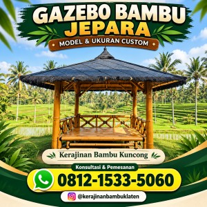 Gazebo Bambu Jepara