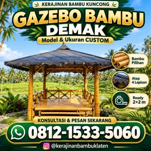 Gazebo Bambu Demak