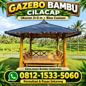 Gazebo Bambu Cilacap