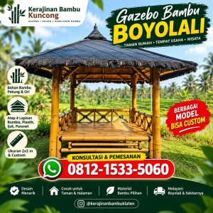 Gazebo Bambu Boyolali