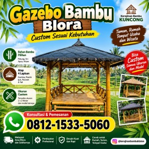 Gazebo Bambu Blora