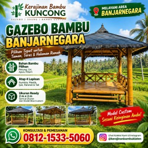 Gazebo Bambu Banjarnegara