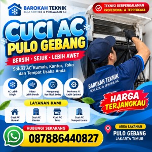 Cuci AC Pulo Gebang