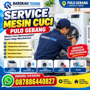 Service Mesin Cuci Pulo Gebang