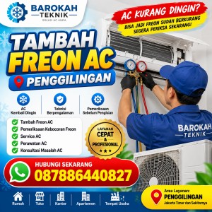 Tambah Freon AC Penggilingan