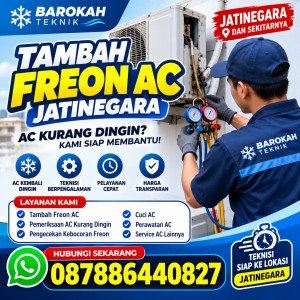 Tambah Freon AC Jatinegara