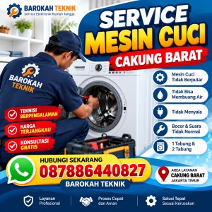 Service Mesin Cuci Cakung Barat