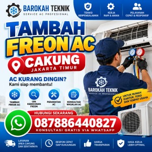 Tambah Freon AC Cakung